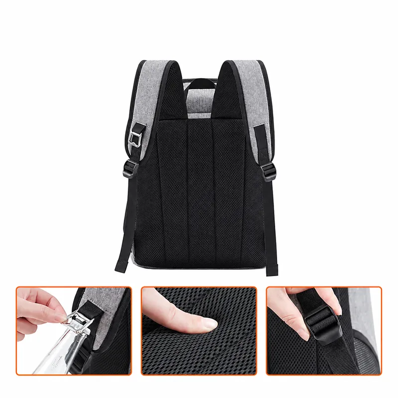 Mochila térmica compacta, espalda y correas acolchadas