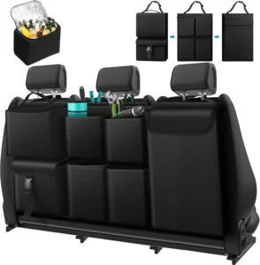 Detachable Pocket Rear Seat Organizer, black option