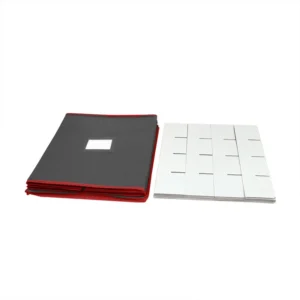Flat case and divider parts