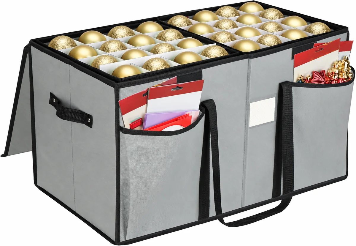 Flap Lid Ornament Storage Case