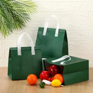 Fold Flat Insulated Carry Bag, dark green option