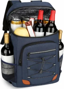 Open main compartment and side pockets