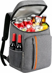 Open main compartment and bottle holders