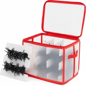 Clear light reel storage case