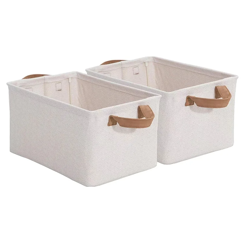 Beige open basket set