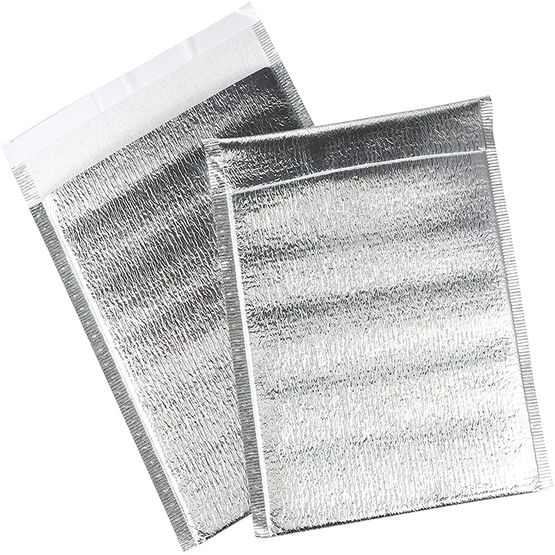 Bolsa térmica plana de superficie reflectante