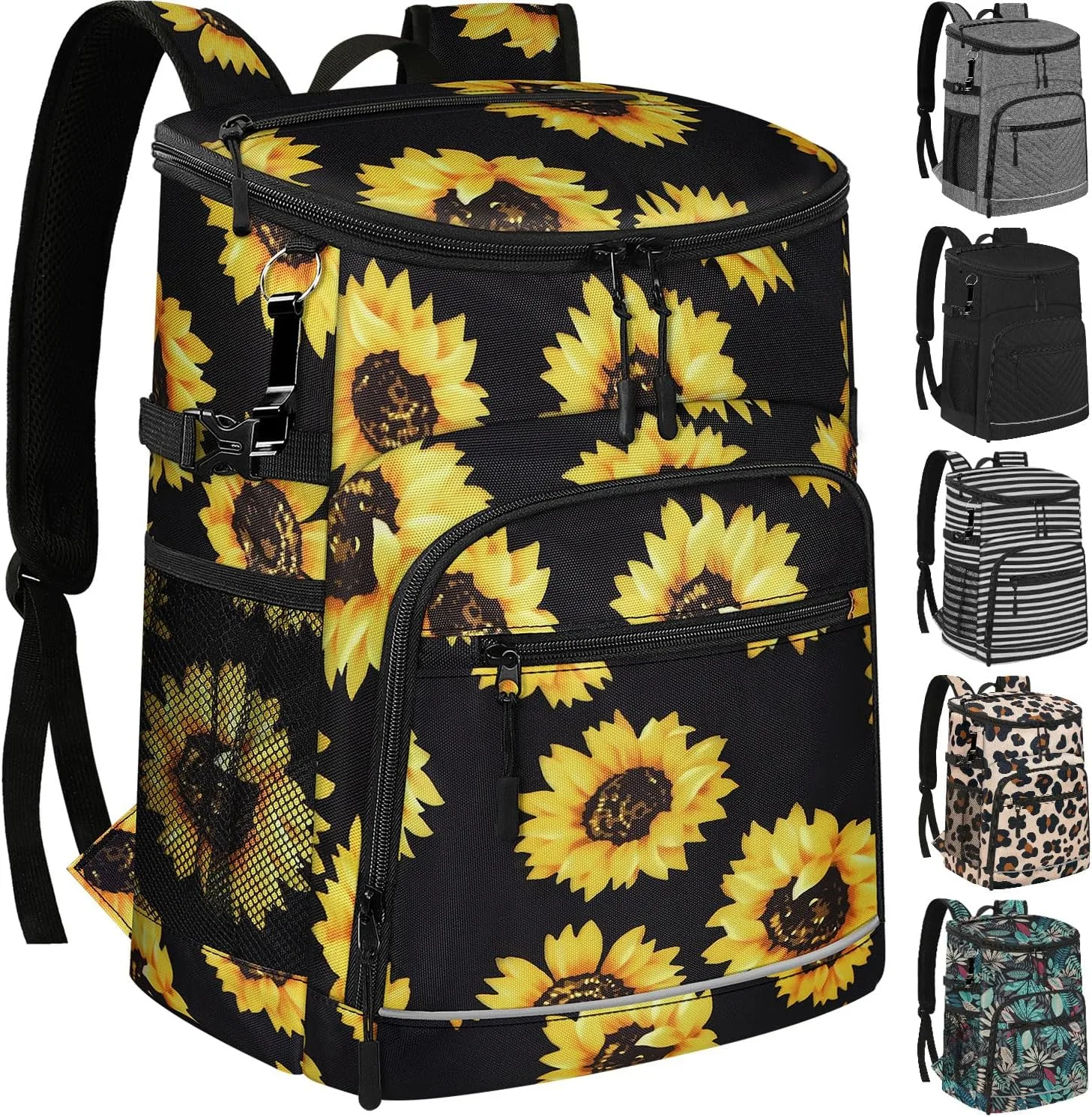 Mochila térmica con bolsillo redondeado