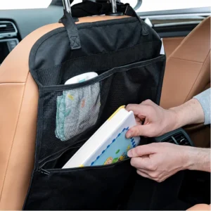 Mesh pocket access in vehicle