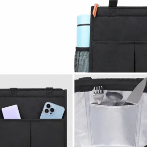 Outer pockets and inner lining