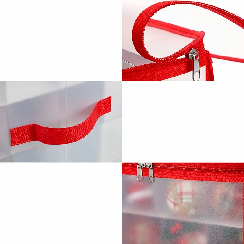 Estuche para adornos con varios niveles y ventanas transparentes — detalle de calidad — imagen de diseño de referencia