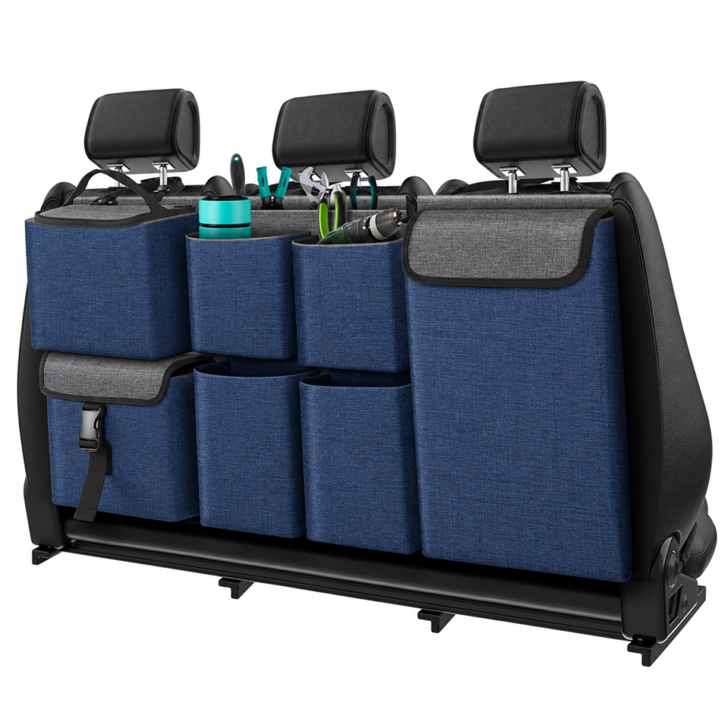 Organizador desmontable para la parte trasera del asiento — combinación de colores propuesta