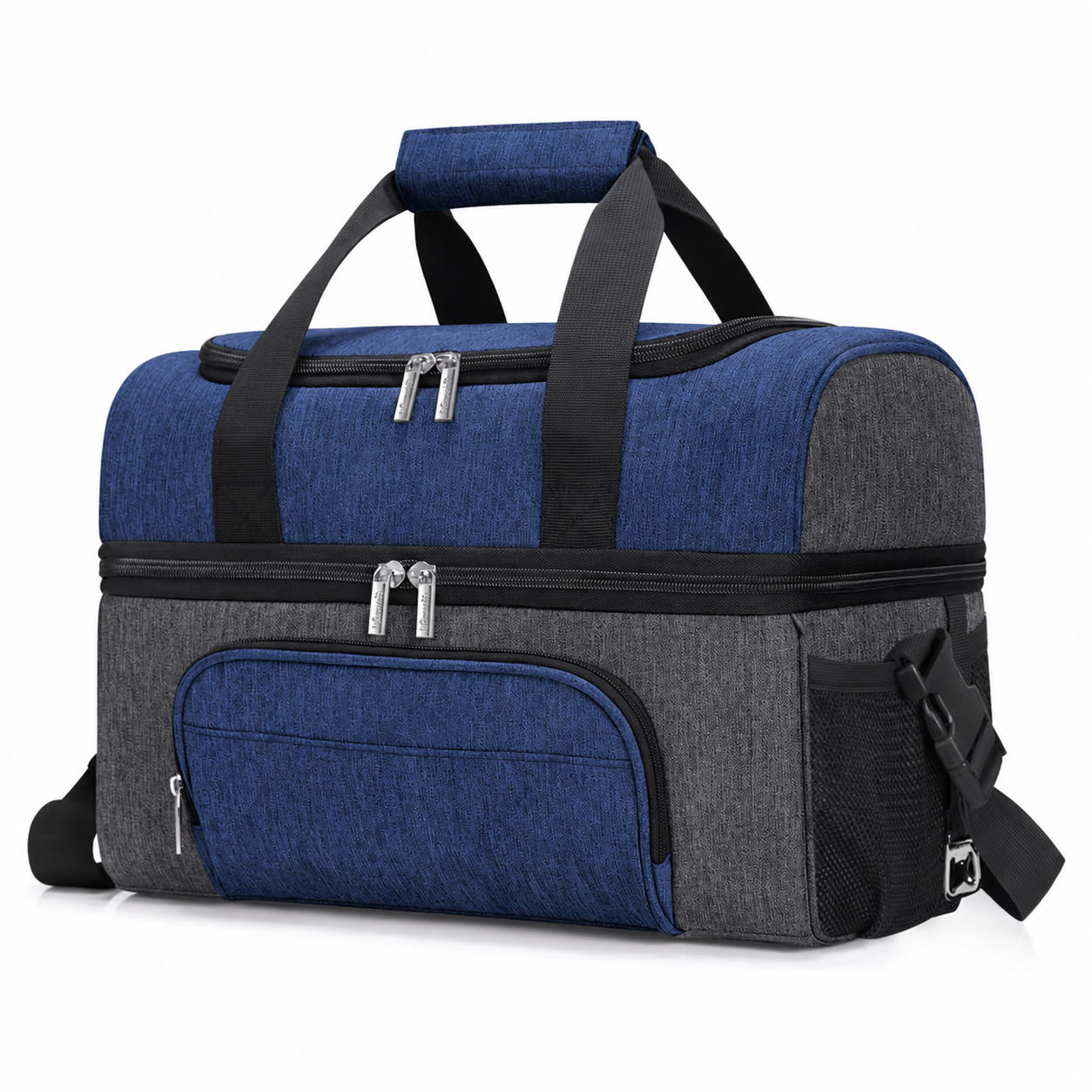 Bolsa térmica para comida de dos compartimentos — propuesta de color