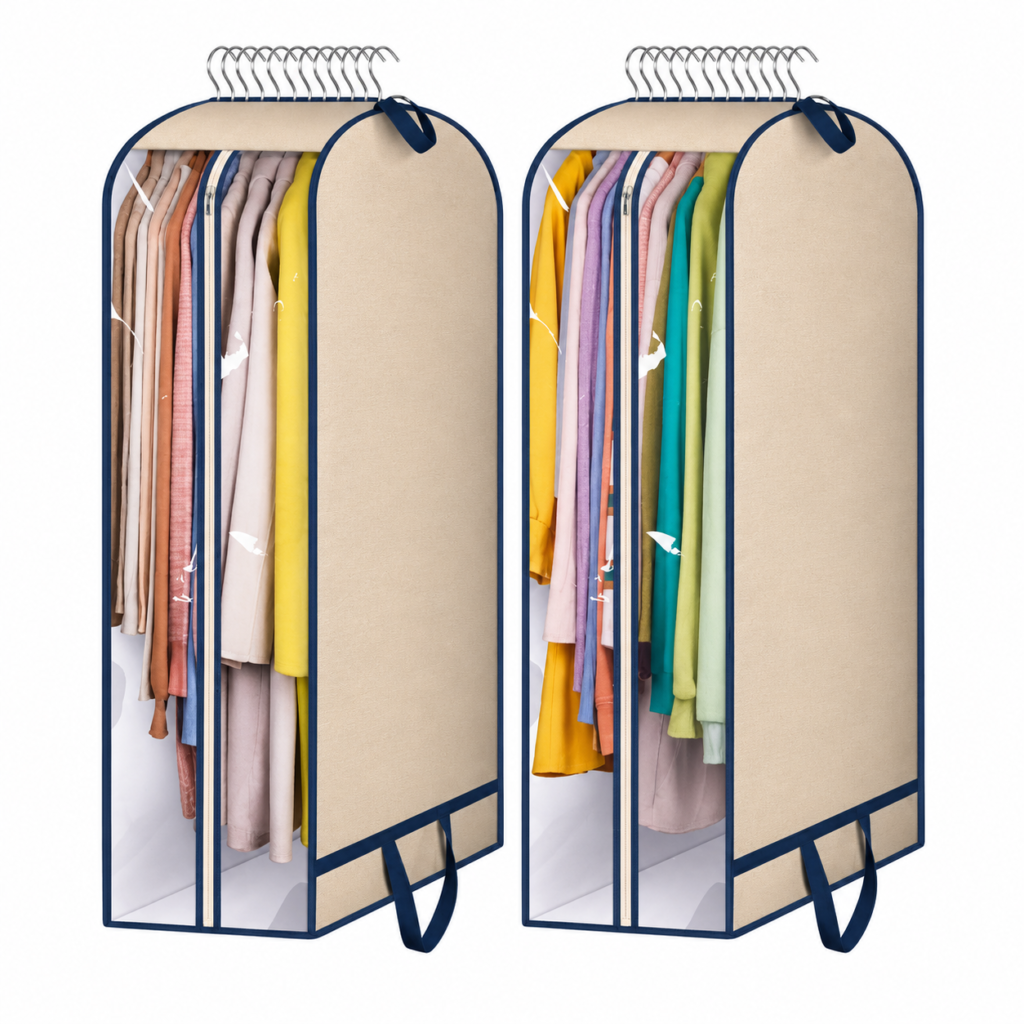 Funda colgante de armario para ropa — combinación de colores propuesta