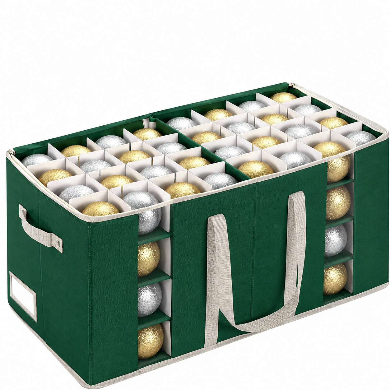 Windowed Ornament Storage Tote