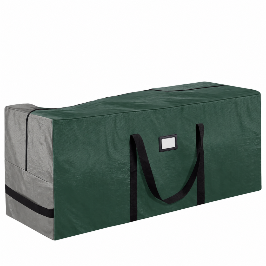 Bolsa rectangular para guardar árboles de Navidad — combinación de colores propuesta