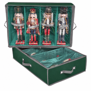 Estuche con correas para guardar figuras — combinación de colores propuesta