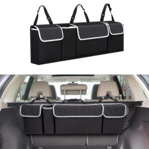 Rear Seat Organizer with Flap Pockets — original-source construction / colour reference
