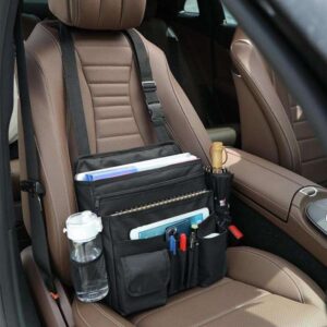 Organizador de oficina para el asiento delantero — imagen de la fuente original; referencia de construcción y color