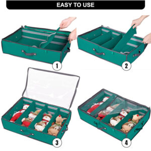 Estuche con correas para guardar figuras — imagen de la fuente original; referencia de construcción y color