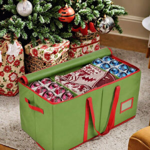 Holiday Decoration Storage Tote — original-source construction / colour reference
