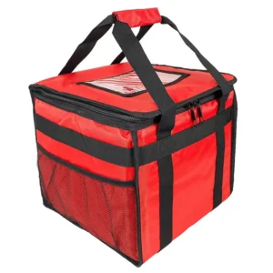 Tall Webbing Delivery Cooler, red tall delivery cooler