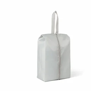 White vertical shoe pouch