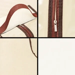 Zipper handle and window closeups